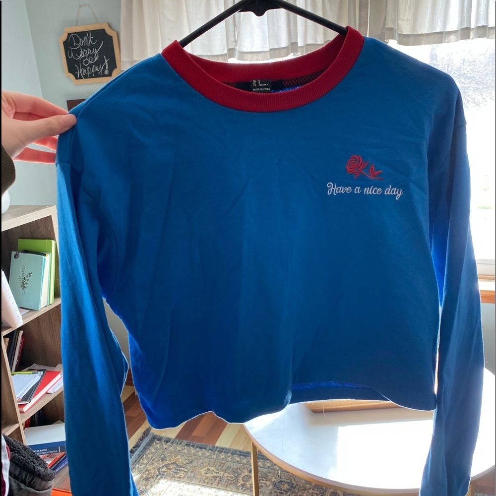 crop crew neck!